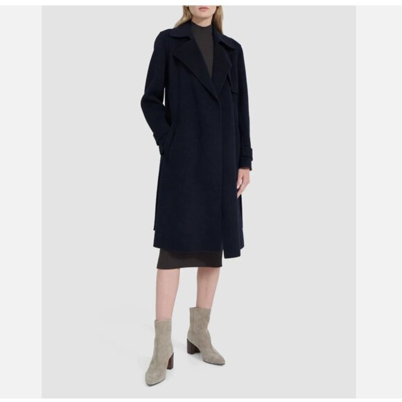Theory 'Oaklane DF New Divid' Wool & Cashmere Coat